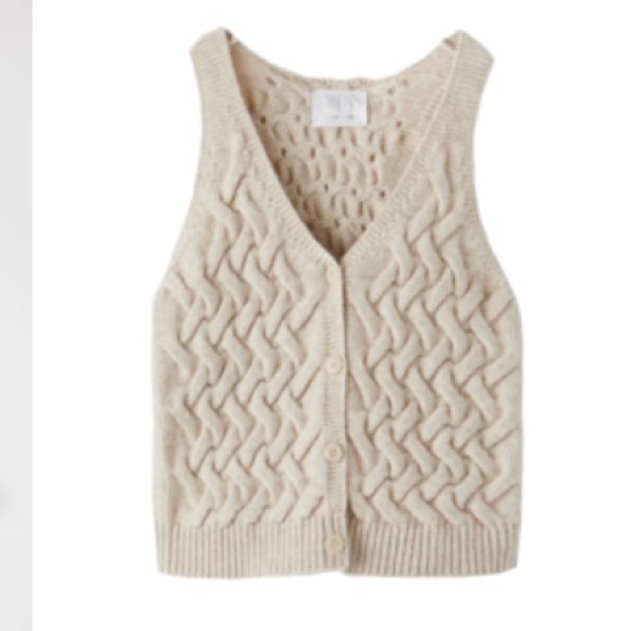 Knit hatch vest - Picture 1 of 2